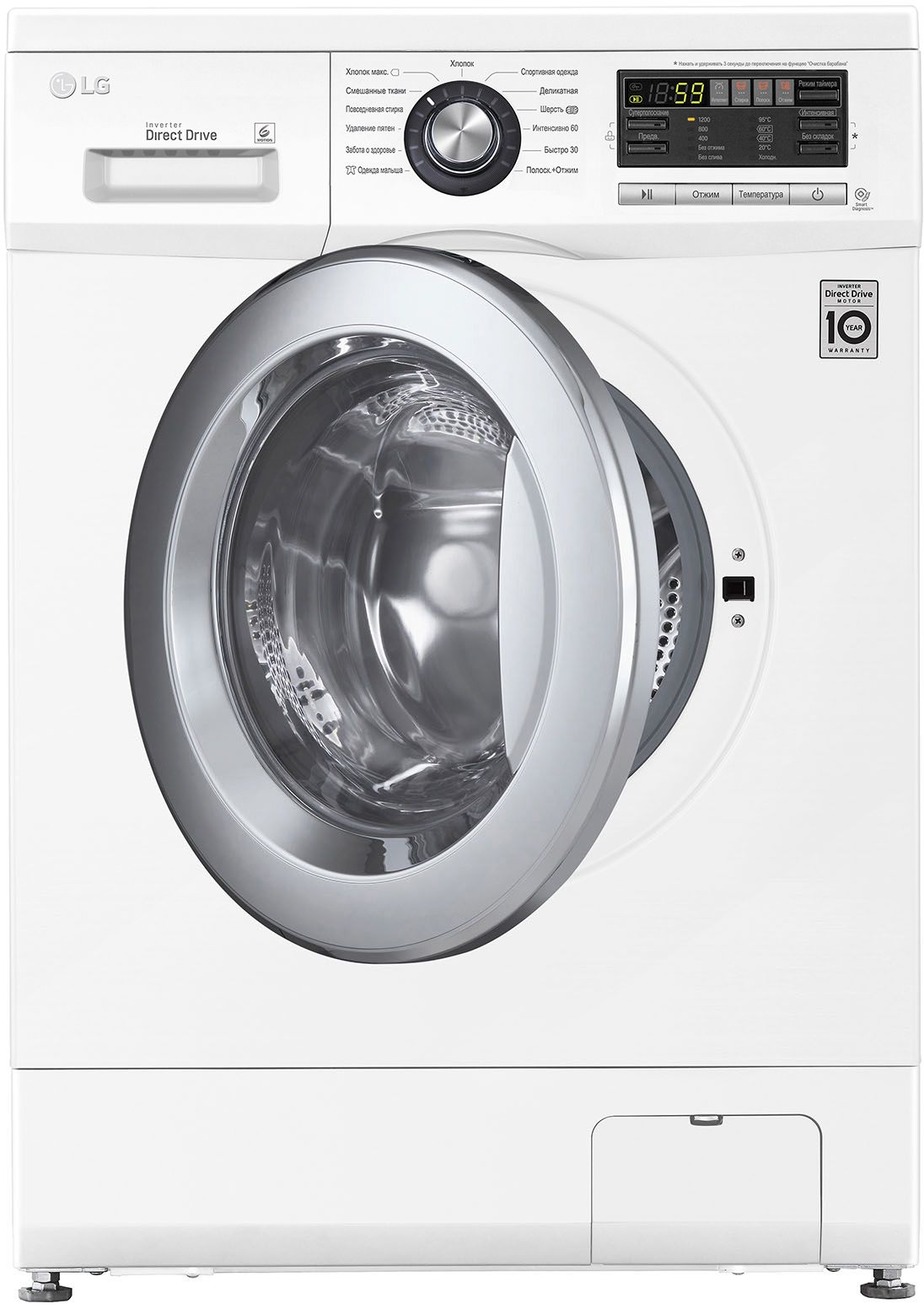 Превью картинка Стиральная машина с фронтальной загрузкой LG Electronics F1096ND3 #7