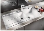 Превью картинка Гранитная мойка Blanсo METRA 6 S-F SILGRANIT черный, с клапаном-автоматом #3