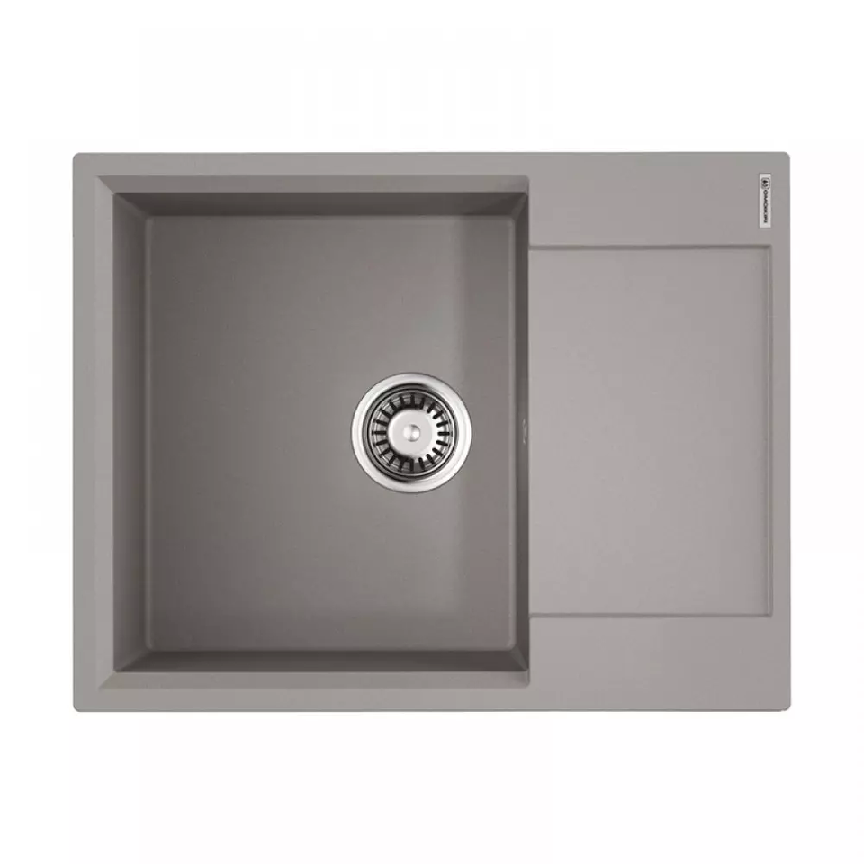 Фото Гранитная мойка Omoikiri Daisen 65-GR Artgranit/leningrad grey
