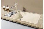 Превью картинка Гранитная мойка Blanсo AXIA III 6 S-F SILGRANIT PuraDur темная скала чаша справа, доска ясень c кл.-авт. InFino #12