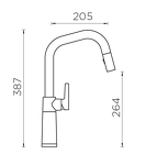 Превью картинка Смеситель для кухни SCHOCK SC-530-D поларис #2
