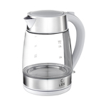 Превью картинка Чайник Lex LXK 3007-2,чайник стеклянный (белый) #5