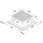 Превью картинка Электрическая варочная панель KRONA ORSA 60 BL #9