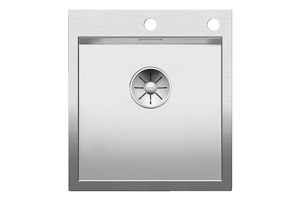 Фото Металлическая мойка Blanсo ZEROX 400-IF/A нерж.сталь Durinox с отв. арм. InFino
