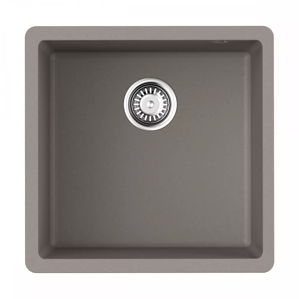 Фото Гранитная мойка Omoikiri Bosen 44-U-GR Tetogranit/leningrad grey