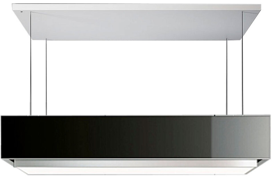 Фото Островная вытяжка Falmec LEVANTE IS.120 VETRO NERO