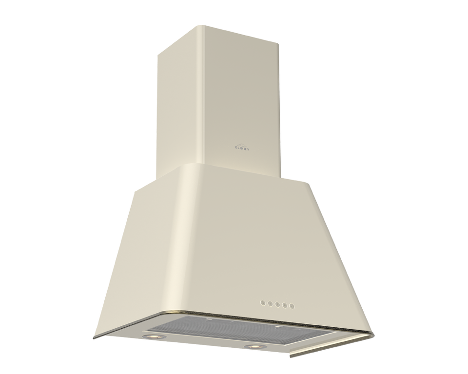 Фото Купольная вытяжка Elikor Гамма 60П-650-Э3Д крем/бронза