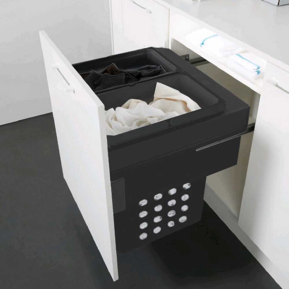 Фото Vauth-Sagel Система хранения белья WASH SPACE XX 88 л, выдвижной фасад 600 мм, антрацит