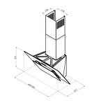 Превью картинка Наклонная вытяжка Lex MIRA GS 600 BLACK воздухоочиститель #10