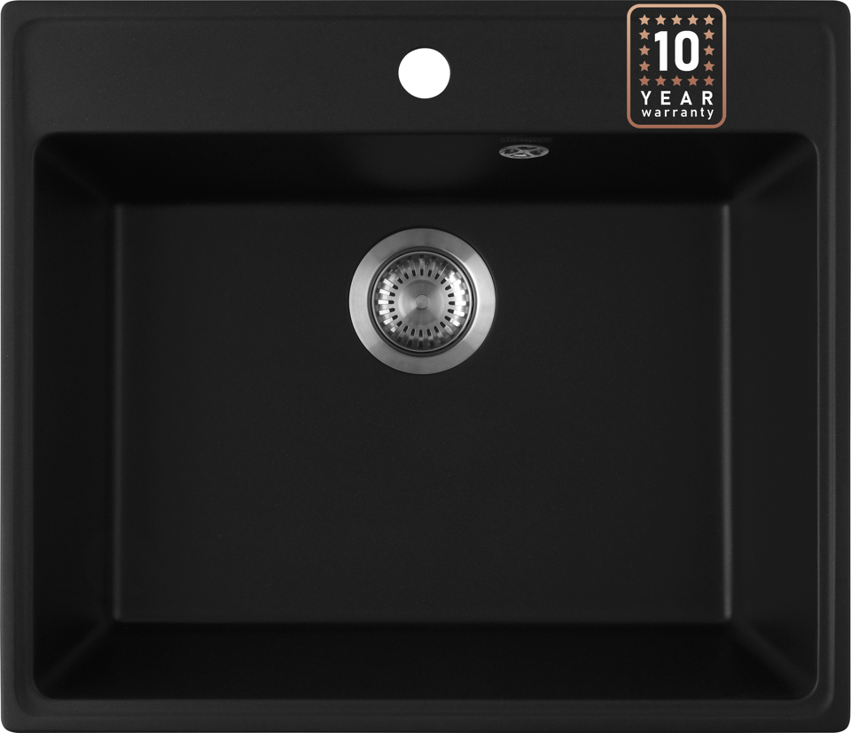 Фото Кварцевая мойка Weissgauff WG 58008 Anthracite