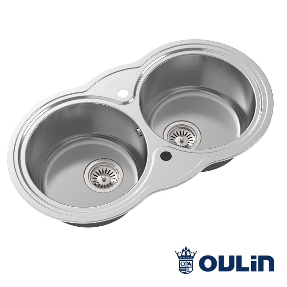Фото Металлическая мойка Oulin OL-362