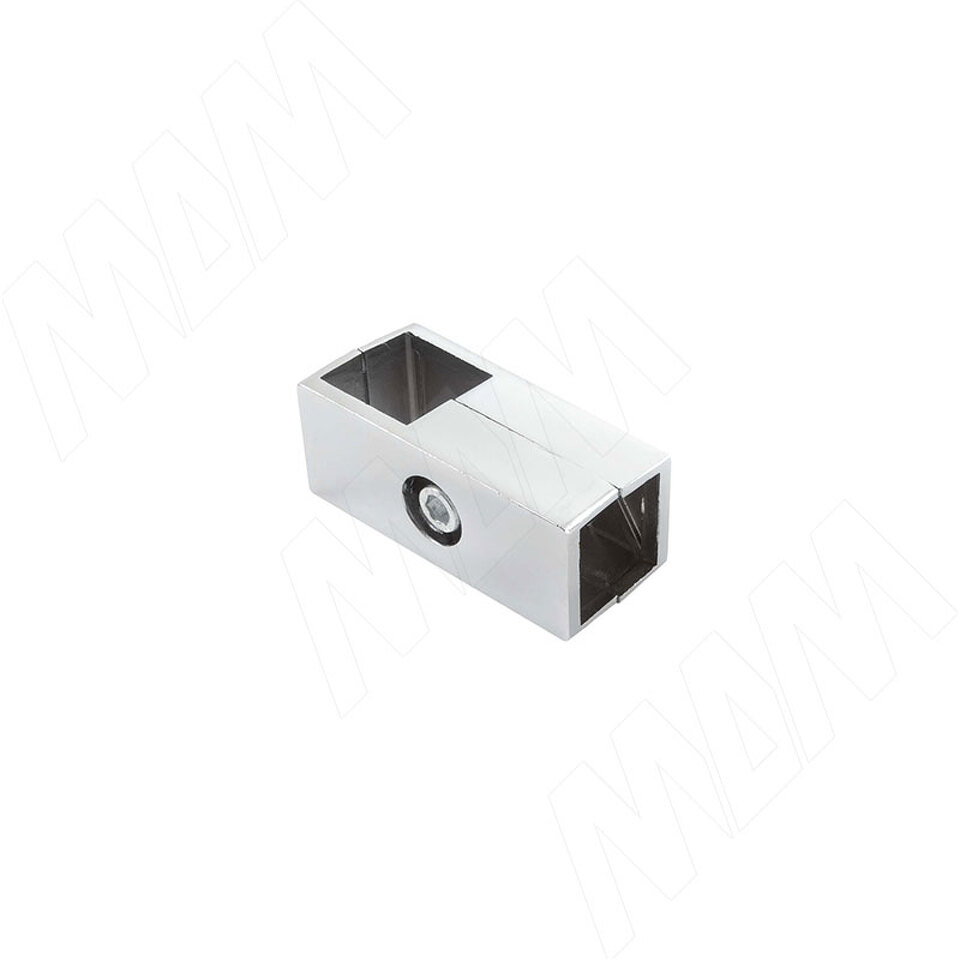 Фото PULSE CUBO Соединитель перпендикулярный 2-х труб, хром (CN2535CR)