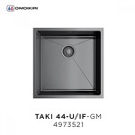 Превью картинка Металлическая мойка Omoikiri Taki 44-U/IF-GM нерж. сталь/вороненая сталь #2