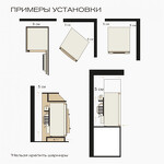 Превью картинка Мини-бар Meyvel Минибар MEYVEL MMA-50B #7