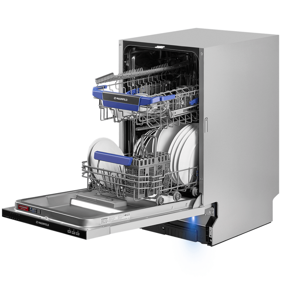 Фото Посудомоечная машина 45см встраиваемая Maunfeld MLP-08I Light Beam