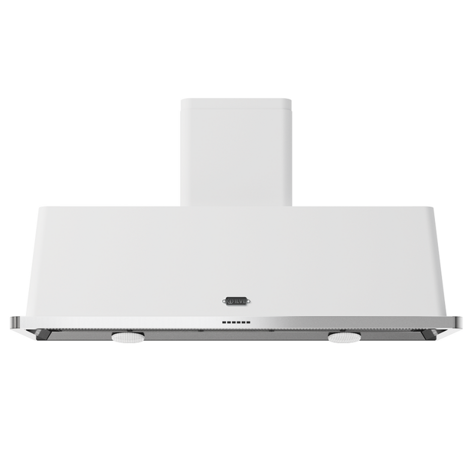 Фото Купольная вытяжка ILVE AM150/WH белый (фурн. нержавеющая сталь)