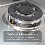 Превью картинка Газовая варочная панель Zigmund & Shtain G 20.6 S #7