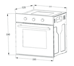 Превью картинка Электрический духовой шкаф Weissgauff EOM 105 B #1