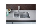 Превью картинка Металлическая мойка Blanсo ZEROX 340/180-IF(чаша справа) нерж.сталь зеркальная полировка с отв. арм. InFino #2