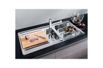 Превью картинка Металлическая мойка Blanсo CLASSIC PRO 6 S-IF нерж.сталь зерк.полировка с клапаном-автоматом InFino #4