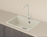 Превью картинка Кварцевая мойка Weissgauff WG 58002 Beige #2