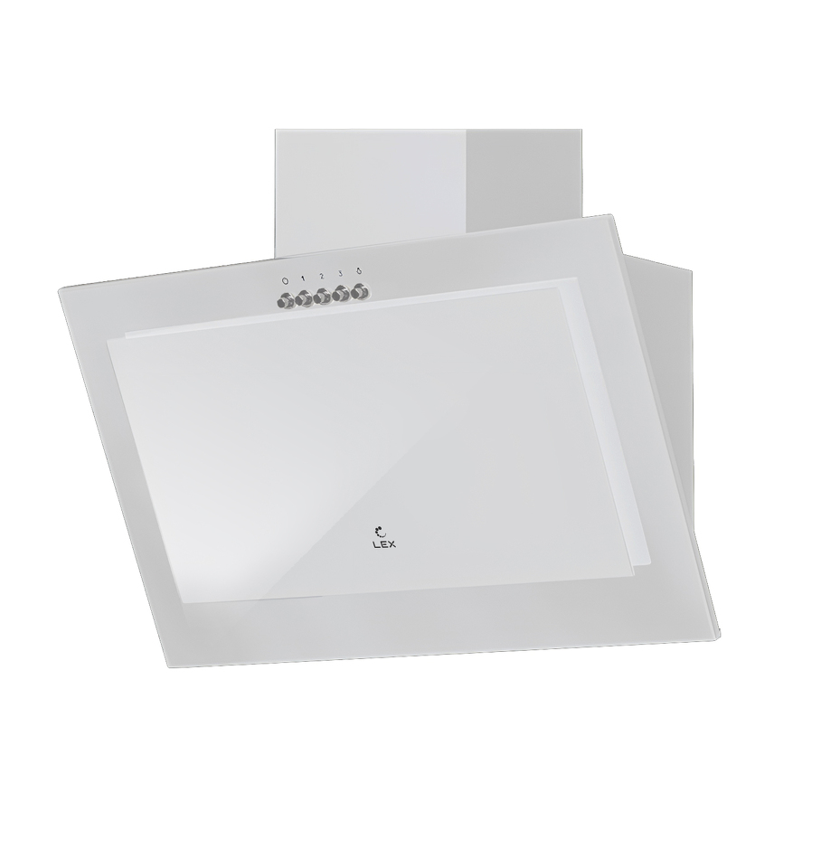 Фото Наклонная вытяжка Lex MIO G 600 WHITE воздухоочиститель