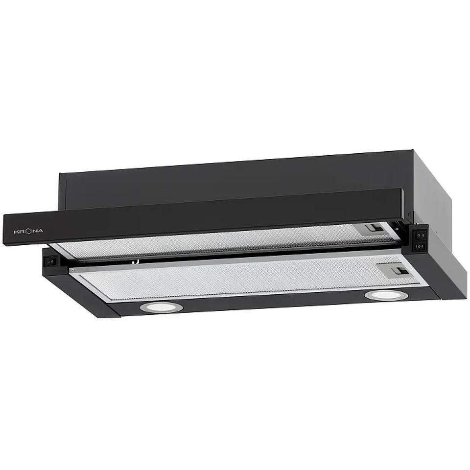 Фото Встраиваемая вытяжка KRONA KAMILLA T 600 BLACK (2 мотора)