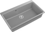 Превью картинка Кварцевая мойка Rivelato AXEL 90 1-чаша 870*520мм grigio metallizzato #2