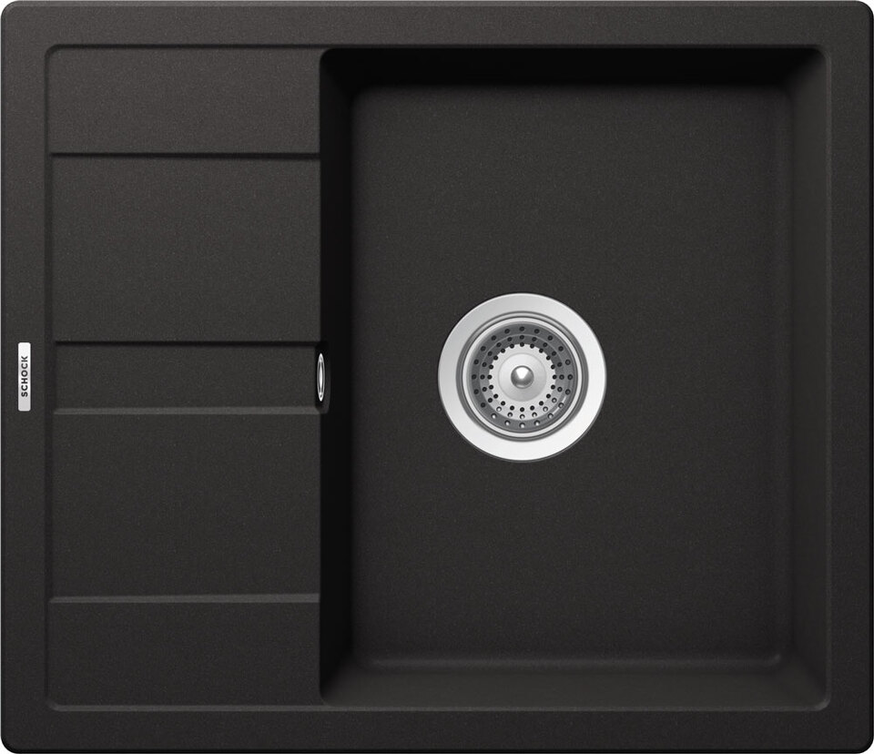 Фото Гранитная мойка SCHOCK OPTIMA 45D CRISTALITE неро