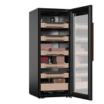 Превью картинка Хьюмидор Холодильник (шкаф) для сигар компрессорный Meyvel MC-200BK (PRO) #15