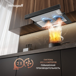 Превью картинка Встраиваемая вытяжка Weissgauff TEL 600 2M Black Glass #4