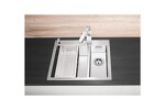 Превью картинка Металлическая мойка Blanсo CLARON 340/180-IF (чаша слева) нерж.сталь зеркальная полировка с отв. арм. InFino #2