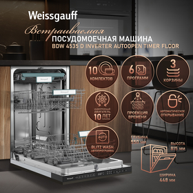 Картинка Weissgauff BDW 4535 D Inverter AutoOpen Timer Floor