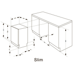 Превью картинка Посудомоечная машина 45см встраиваемая Meferi MDW4563 POWER #24