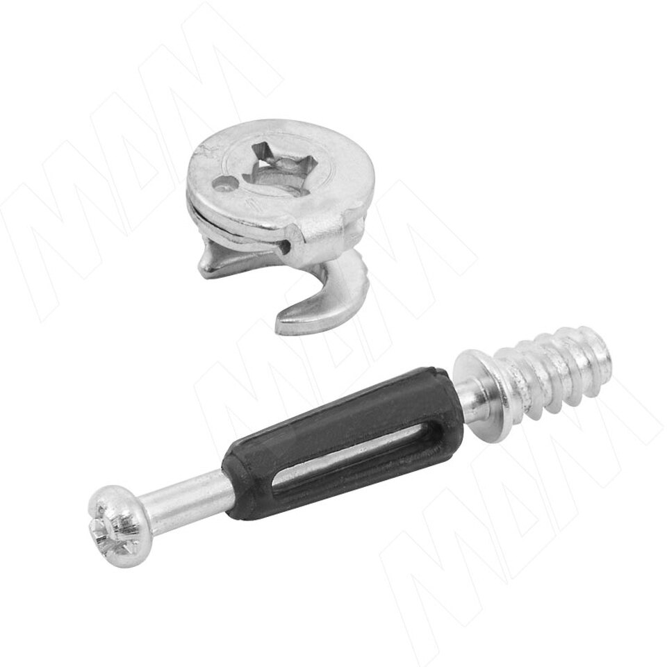 Фото PULSE M-FIX комплект эксцентрик + шток для плит толщиной 16 мм, сталь, 1000 штук (M-FIX)
