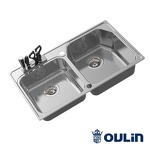 Превью картинка Металлическая мойка Oulin OL-H9910 #1