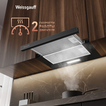 Превью картинка Встраиваемая вытяжка Weissgauff TEL 450 Black Glass #14