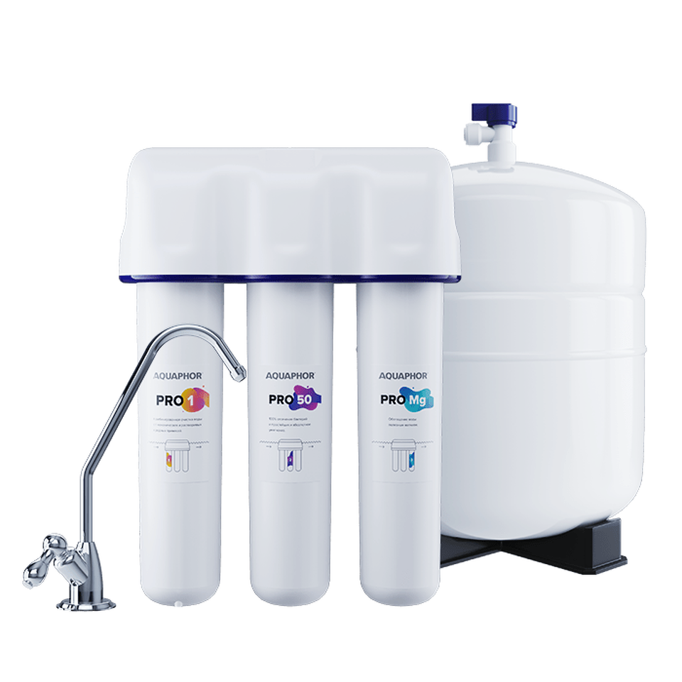 Фото Фильтр для воды Аквафор Водоочиститель OSMO Pro-050-3-А-М
