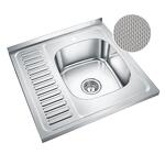 Превью картинка Металлическая мойка EMAR T6060RQ Decor #1
