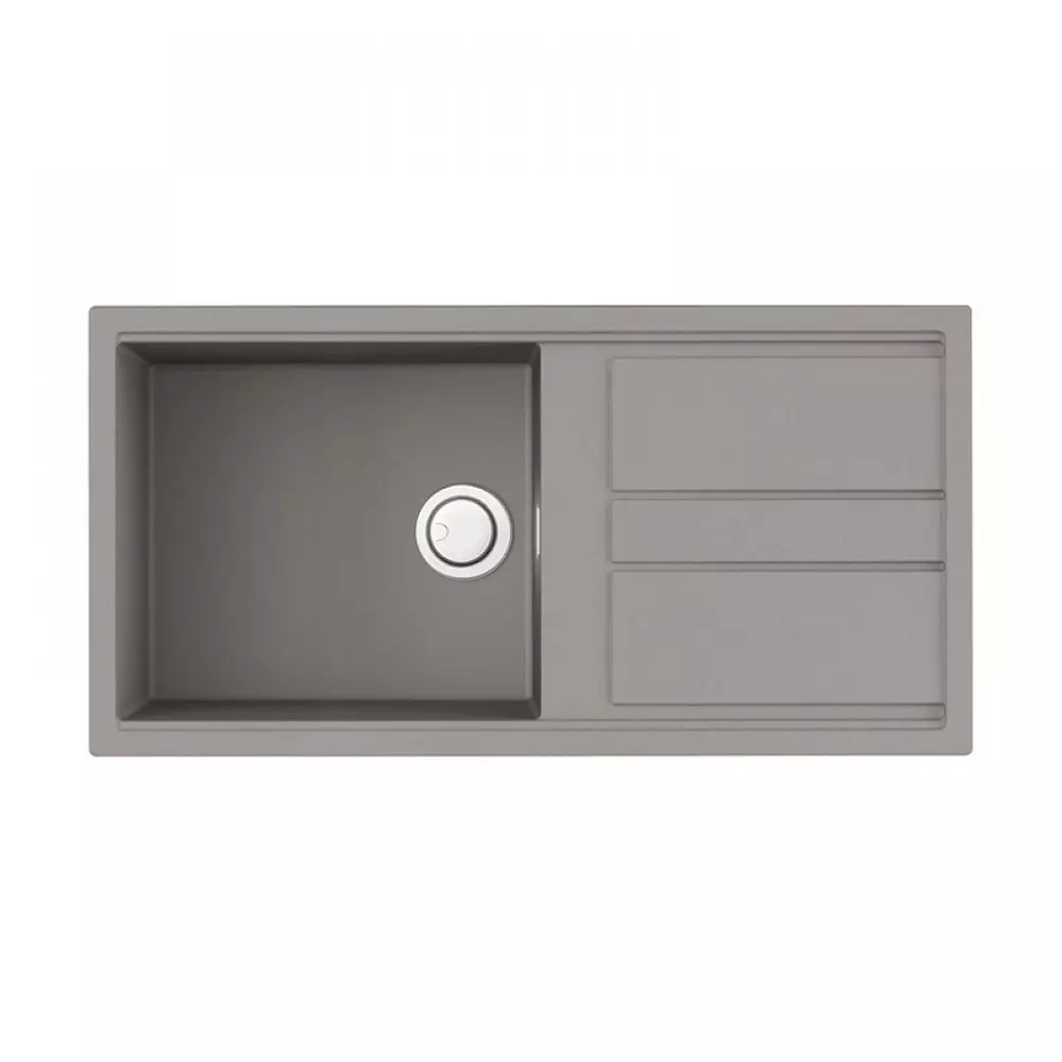 Фото Кварцевая мойка Omoikiri Kitagawa 100-GR Artceramic/leningrad grey