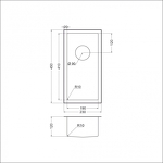 Превью картинка Металлическая мойка EMAR EMB-126A PVD Nano Dark #2