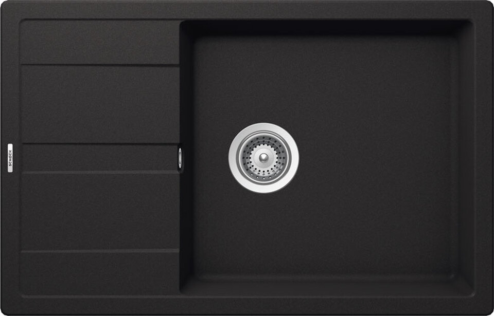 Фото Гранитная мойка SCHOCK OPTIMA 60D MAX CRISTALITE оникс