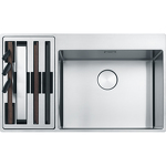 Превью картинка Металлическая мойка Franke Box Center BWX 220-54-27 TL, аксессуары слева #1