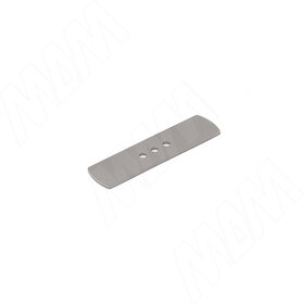 Картинка Giusti Декоративная накладка 16мм (L=80мм), Timeless metal titanium (WPL.877.016.002N)