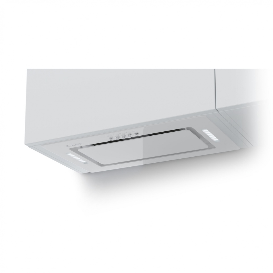 Фото Полновстраиваемая вытяжка Lex GS BLOC G 600 WHITE воздухоочиститель