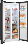 Превью картинка  Холодильник side by side Weissgauff WSBS 410 Inverter NoFrost Black #10