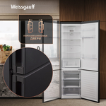 Превью картинка Холодильник с нижней морозилкой Weissgauff WRK 2010 D Inverter NoFrost Black #13