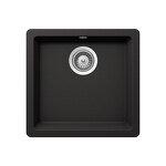 Превью картинка Гранитная мойка SCHOCK QUADRO 50U CRISTALITE неро #1