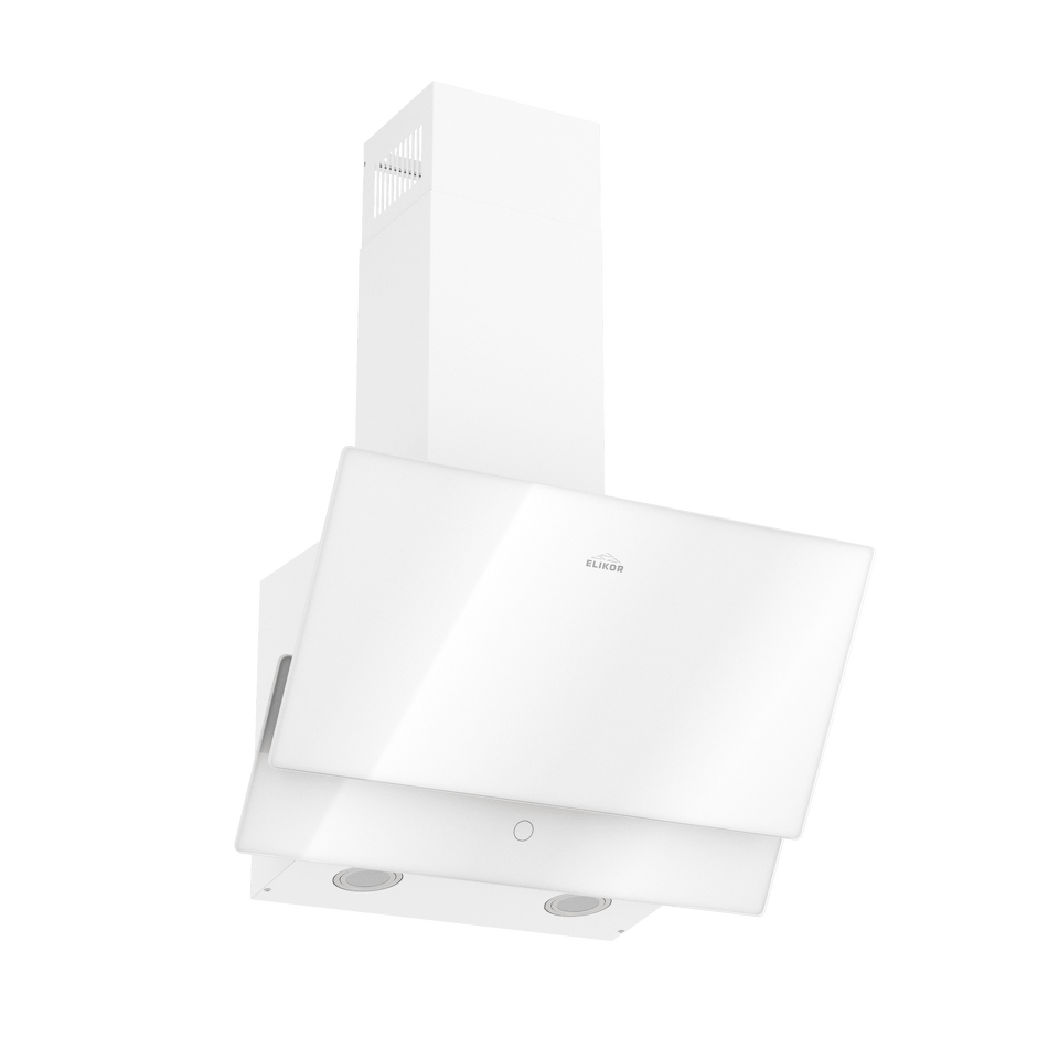 Фото Наклонная вытяжка Elikor VERTEX 60 WH