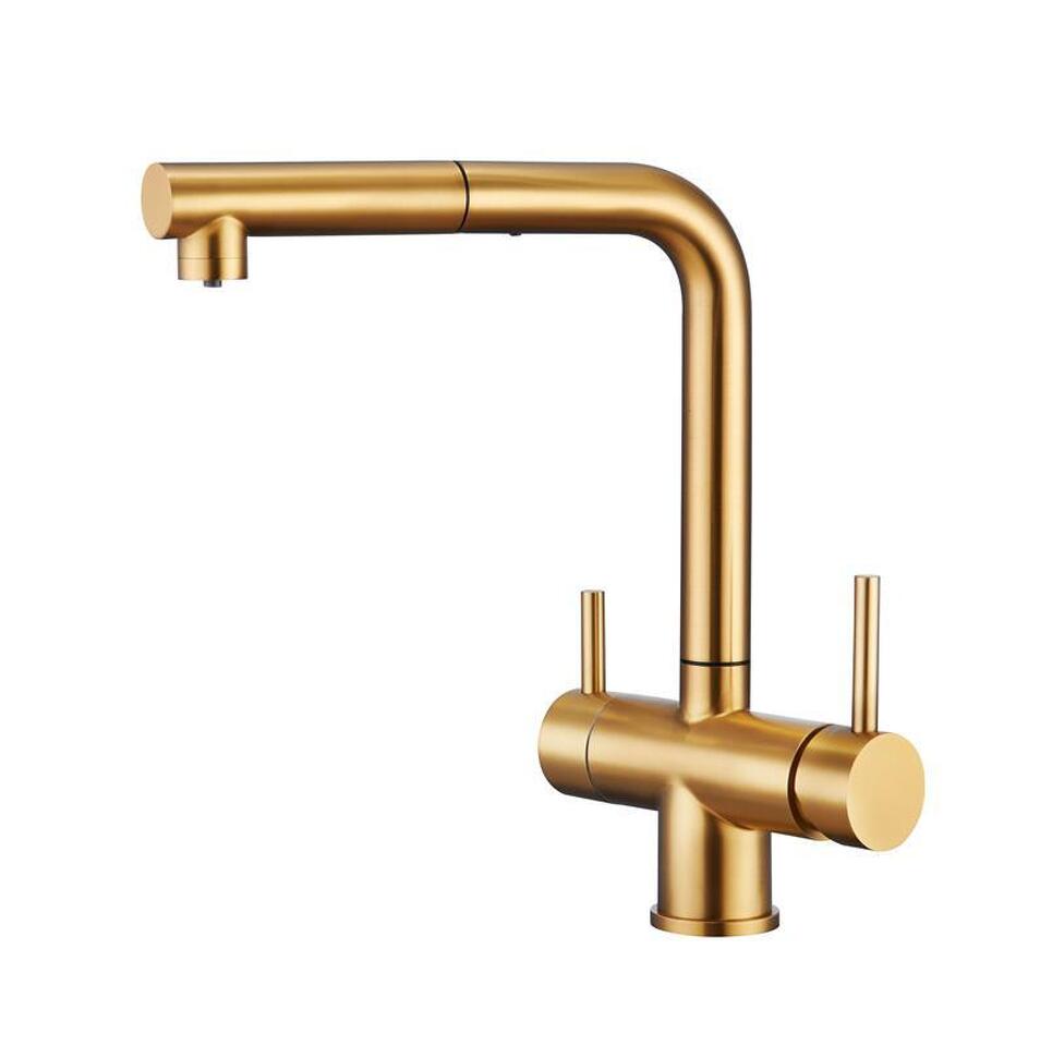 Фото Смеситель для кухни EMAR ECB - 7017 PVD Golden